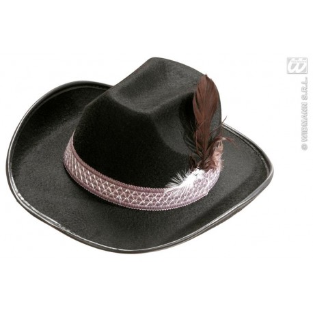 SOMBRERO VAQUERO INFANTIL NEGRO 