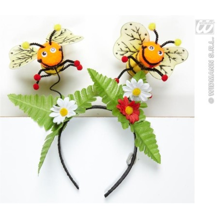 TOCADO ABEJA CON FLORES                           