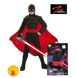 DISFRAZ DE EL ZORRO MUSCULOSO INFANTIL 