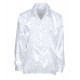 CAMISA CON VOLANTES EN RASO