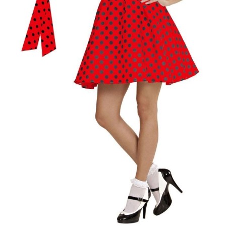 FALDA LUNARES POLKA AÑOS 50 Y PAÑUELO