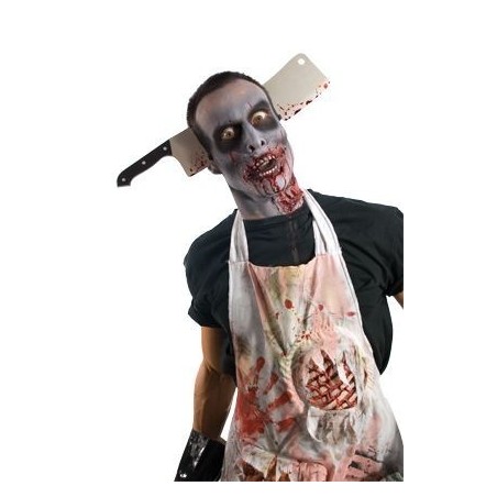 DIADEMA CON CUCHILLO CARNICERO ZOMBIES            
