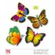 MARIPOSAS FLUORESCENTES